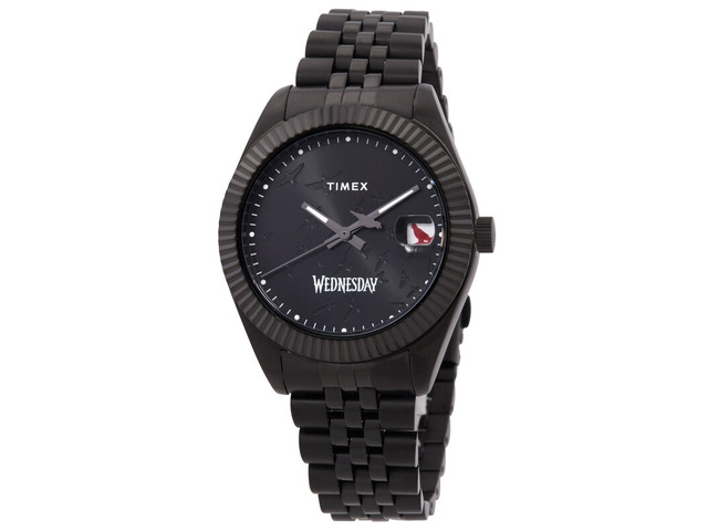 Timex Lab Collab Timex x Wednesday Legacy Black Case Mens Watch