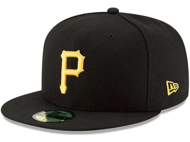 New Era Pittsburgh Pirates Authentic Collection Performance Game 2017 Fitted Hat Size 7 3/8