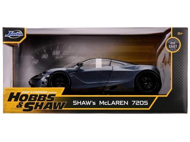 Shaw's McLaren 720S RHD Metallic Gray 'Fast & Furious Presents: Hobbs & Shaw' (2019) Movie 1/24 Diecast Model Car Jada