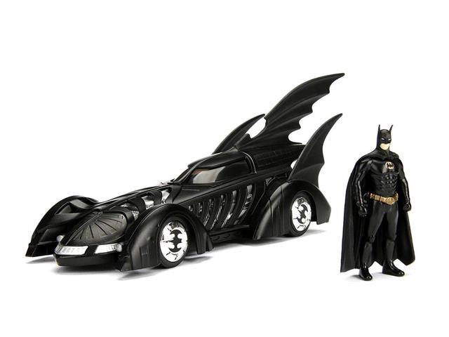 1995 Batman Forever Batmobile with Diecast Batman Figure 1/24 Diecast Model Car by Jada