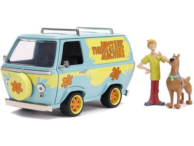 The Mystery Machine with Shaggy and Scooby-Doo Figurines 'Scooby-Doo!' 1/24 Diecast Model Car by Jada