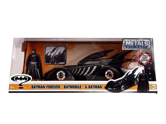 1995 Batman Forever Batmobile with Diecast Batman Figure 1/24 Diecast Model Car by Jada