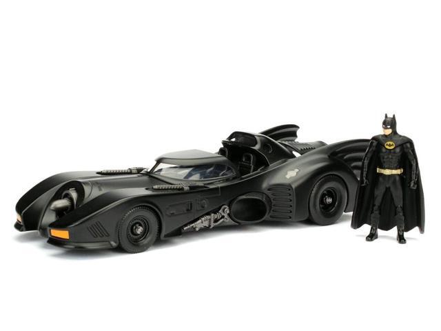 1989 Batmobile with Diecast Batman Figure 1:24 Diecast Model Car by Jada