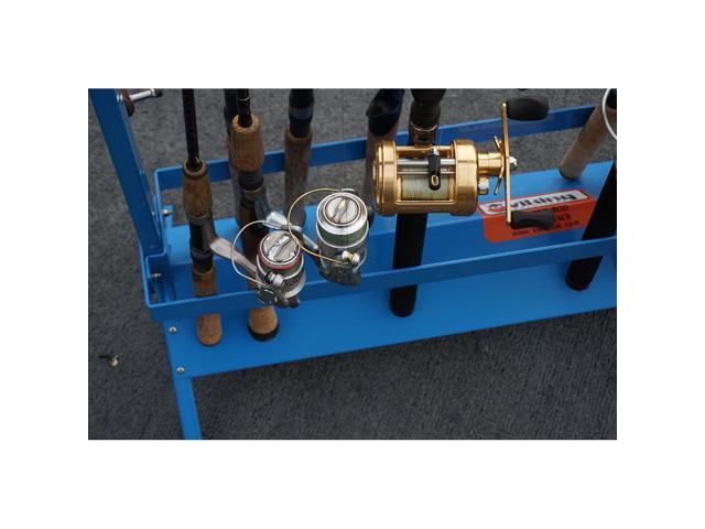 viking solutions fishing rod rack for 22 rods, multicolor