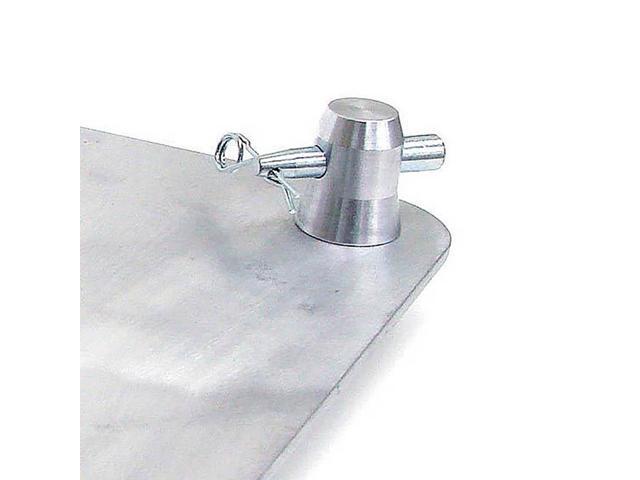 Global Truss 12 x 12 Inch Square Aluminum Base Plate for F34 Truss Box SQ-4137