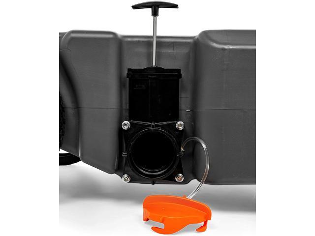 Camco 39005 Rhino Portable 28 Gallon RV Waste Holding Tank w/ Hose & Accessories