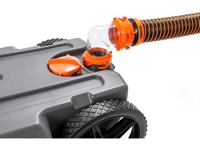 Camco 39005 Rhino Portable 28 Gallon RV Waste Holding Tank w/ Hose & Accessories