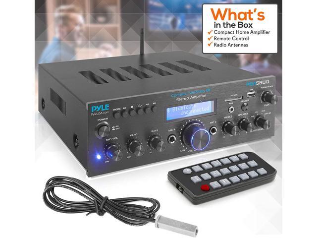 Pyle PDA5BU.0 Compact 200 Watt Bluetooth Home Stereo Amplifier Receiver System - image 12