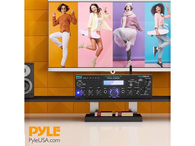 Pyle PDA5BU.0 Compact 200 Watt Bluetooth Home Stereo Amplifier Receiver System - image 11