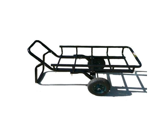 Viking Solutions Tilt-N-Go Combo Game Hauler w/ Hitch Adapter and 13.5 In Wheels