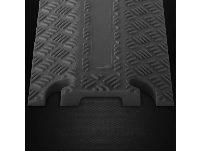 Pyle 40 In Cable Wire Protector Cover Ramp for Floor Cord Safety Black (2 Pack) - image 6