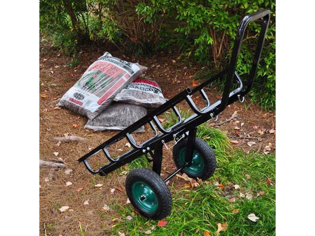 Viking Solutions Tilt-N-Go Combo Game Hauler w/ Hitch Adapter and 13.5 In Wheels