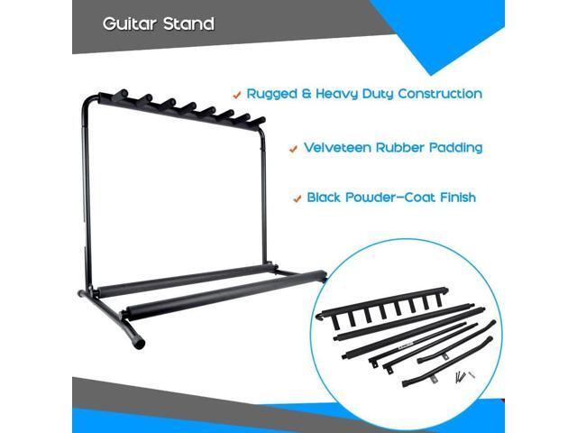 Pyle PGST43 Multi Instrument 7 Slot Universal Guitar Floor Stand Rack Holder