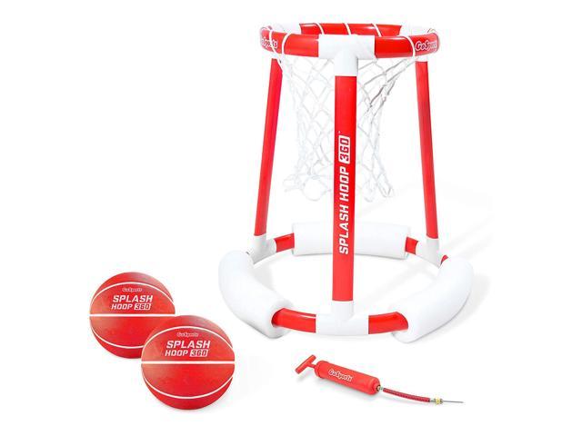 GoSports Splash Hoop 360 Floating Pool Basketball Game | Includes Hoop  2 Balls and Pump