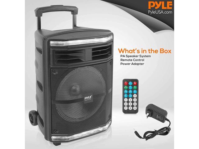 Pyle PPHP1044B Portable Bluetooth Speaker System with Flashing Party Lights - image 2