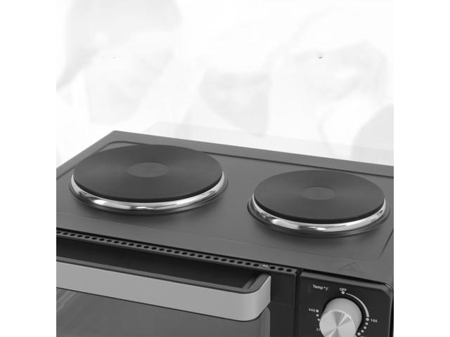 Nutrichef PKRTO28 pkrto Rotisserie Cooker and Dual Hotplates