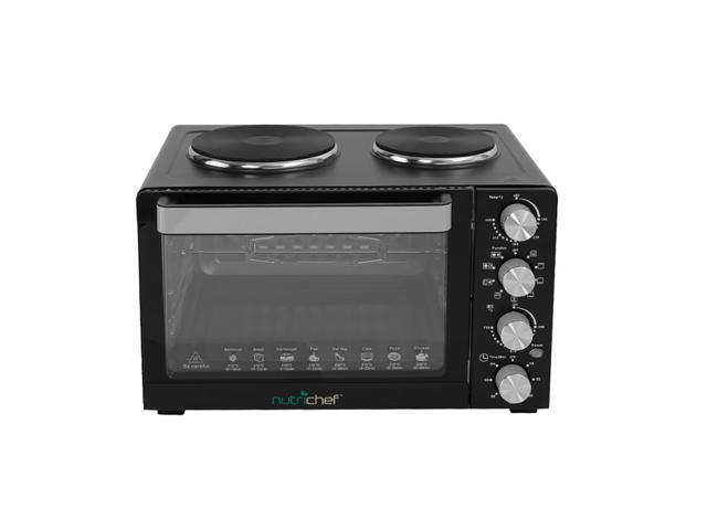 Nutrichef PKRTO28 pkrto Rotisserie Cooker and Dual Hotplates