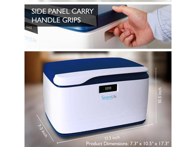 SereneLife Locking Storage Container Bin - 5 Gallon Large Capacity - Stackable Storage Tote Deck Tough Box - Durable Plastic Household Organizer...