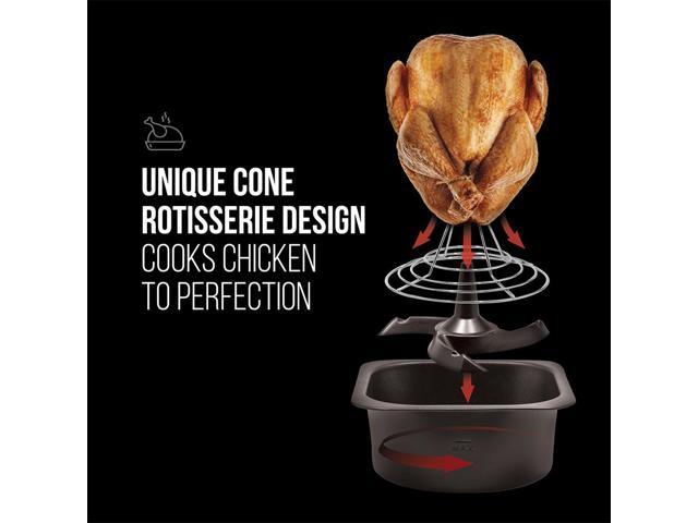 Chefman Family Sized Auto Stir 14 in 1 Digital LED Air Fryer and Convection Oven