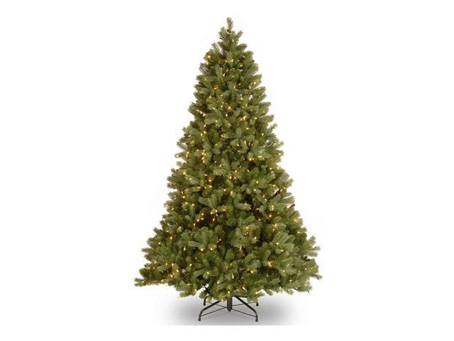 National Tree Company PEDD131265 6.5 ft. Pre-Lit Downswept Douglas Fir Tree - 49' x 49' x 78' Green Tree, Green Tree Stand