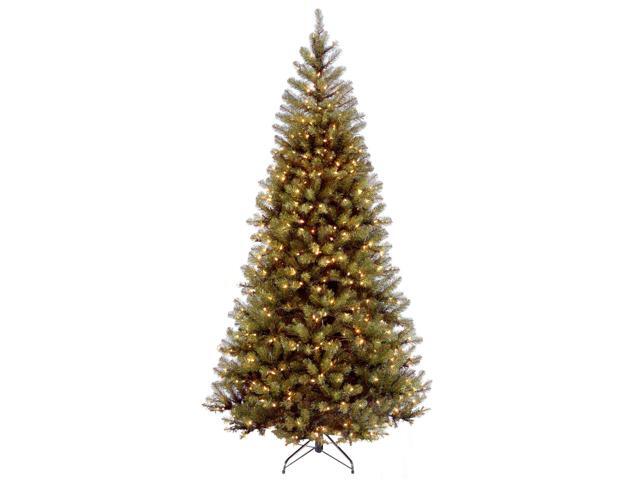 National Tree Company AP730060 6 ft. Pre-Lit Aspen Spruce Slim Tree - 38' x 38' x 72' - Green Tree, Green Tree Stand