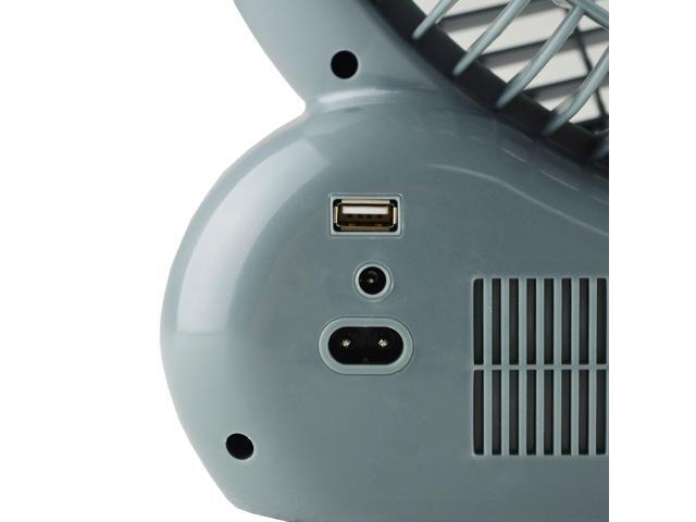 Ludger Power & Light EL-8210F Portable 10 Inch Rechargeable Fan with LED Lights