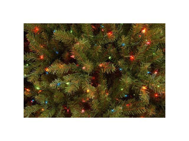 National Tree Company 7.5 Foot Pre-Lit Dunhill Fir Tree - 9' x 59' x 90' - Green Tree, Green Tree Stand