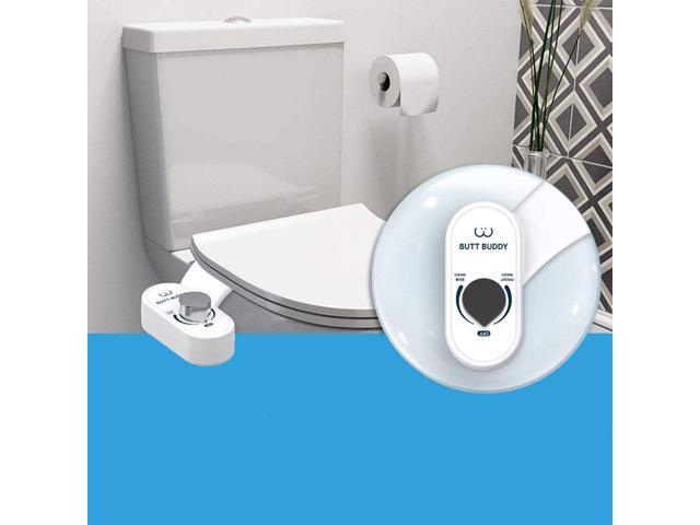 BUTT BUDDY Duo Bidet Toilet Seat Attachment with Front Cleaning & Rear Bum Wash