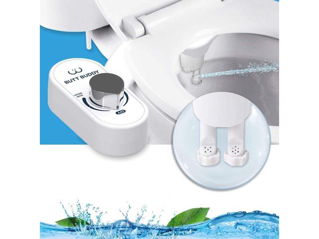 BUTT BUDDY Duo Bidet Toilet Seat Attachment with Front Cleaning & Rear Bum Wash