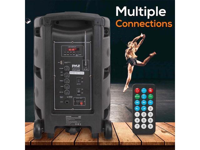 Pyle PPHP1044B Portable Bluetooth Speaker System with Flashing Party Lights - image 4