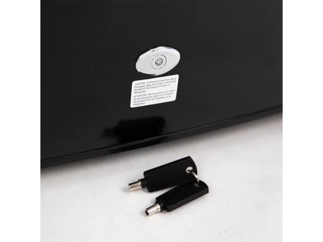 Avanti AR4446B 4.4 Cubic Foot Counter High Mini Fridge & Freezer Combo, Black