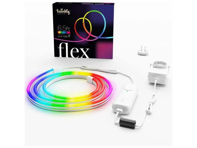 Photos - Other Jewellery Twinkly Flex 6.5 Ft RGB LED Bluetooth Light Tube with 16 Million Colors, W 