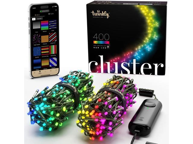 Photos - LED Strip Twinkly Cluster App-Controlled Smart LED Christmas Lights 400 Multicolor R 