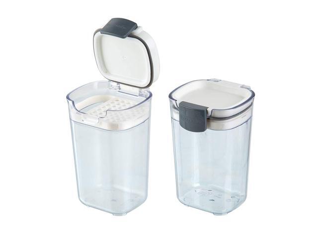 Progressive International Prepworks SEASONING KEEPERS, 2 Piece, Clear