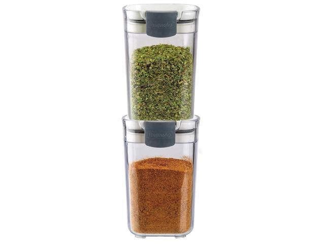 Progressive International Prepworks SEASONING KEEPERS, 2 Piece, Clear