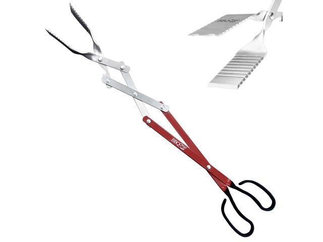 Photos - BBQ Accessory BBQCroc 3 in 1 Barbecue Tool 26 Inch Lightweight Tongs, Spatula, & Grill S