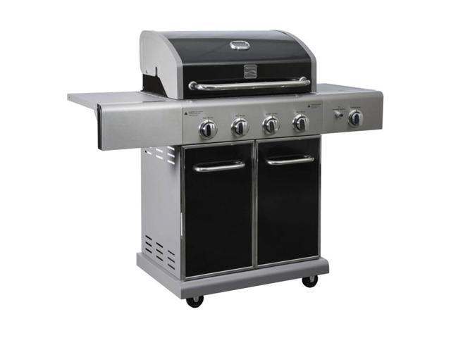 Kenmore 4 Burner BBQ Gas Grill with Side Searing Burner, Black (PG-40409SOLB) photo
