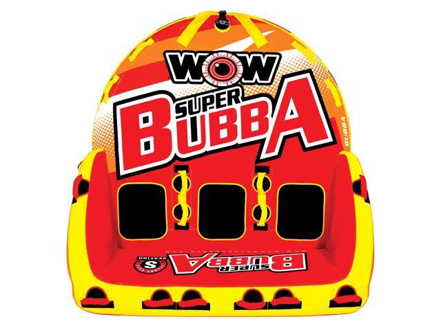 WOW World of Watersports, Super Bubba Hi Vis 1 - 3 Person Towable Deck Seat