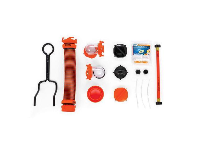 Camco 39002 Rhino Portable 21 Gallon RV Waste Tank Holding Hose and Accessories