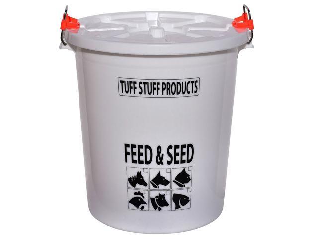 Tuff Stuff Products FS7 7 Gallon Feed and Seed Storage Pail with Locking Lid