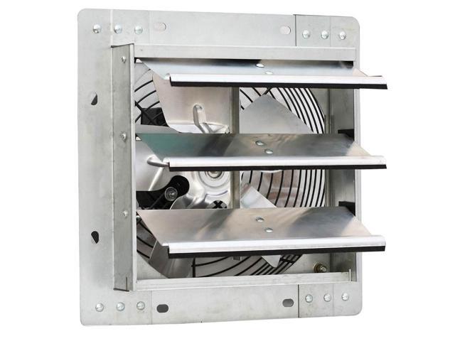 iLIVING 10 Inch Variable Speed Shutter Exhaust Fan, Wall-Mounted, 820 CFM, 1200 SQF Coverage Area (Power Cord Not Included)