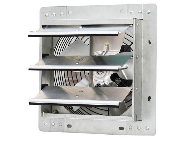 iLIVING 10 Inch Variable Speed Shutter Exhaust Fan, Wall-Mounted, 820 CFM, 1200 SQF Coverage Area (Power Cord Not Included)