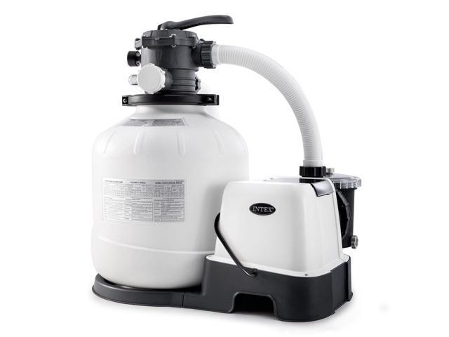 Intex 2 150 GPH 16  Krystal Clear Saltwater System and Sand Filter Pump
