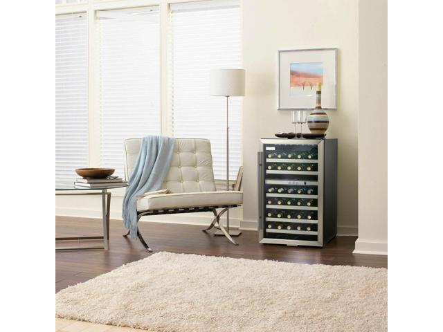 Danby Designer 38-Bottle Dual Temperature Zone LED Freestanding Wine Cooler