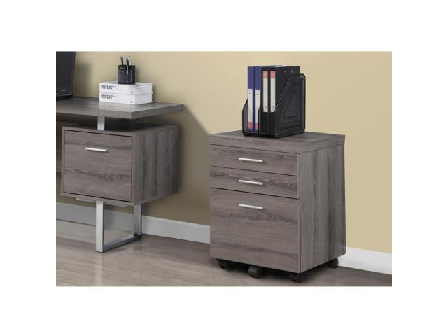 Monarch Home Office Furniture 3 Drawer Wood Filing Storage Cabinet
