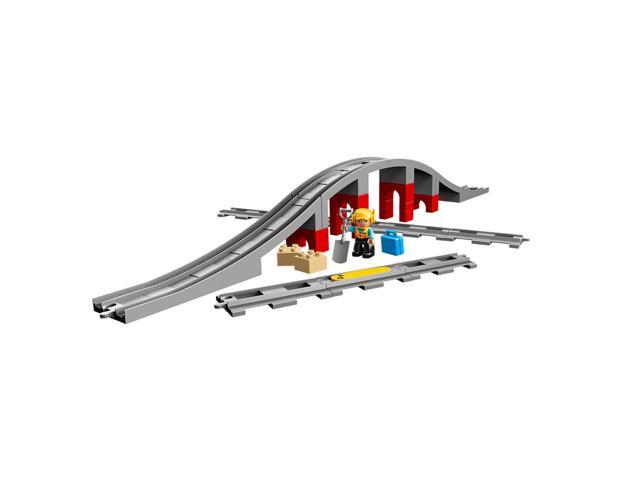 Lego Duplo 6213749 Children's Train Bridge and Tracks 26 Piece Building Set