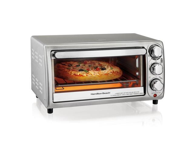 Hamilton Beach 31143 4 Slice Toaster Oven Broiler, Stainless Steel