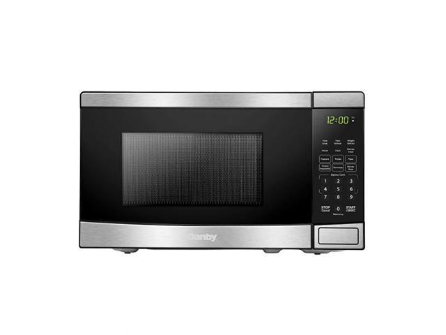 Danby 0.7 cu. ft. Countertop Microwave - Stainless Steel (DBMW0721BBS) photo