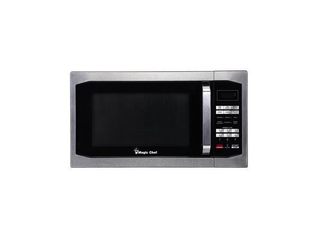 Magic Chef MCM1611ST 1100 Watt 1.6 Cubic Feet Digital Microwave, Stainless Steel