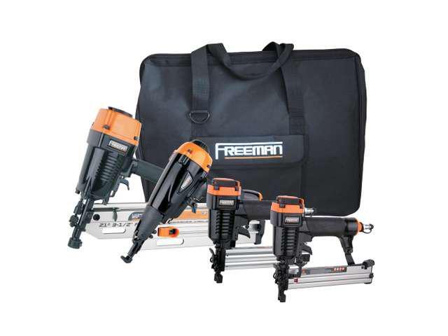 Freeman P4FRFNCB Finishing Combo Kit with Canvas Bag